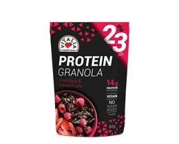 GRANOLA PROTEIN CRNA ČOKO.CRVENO VOĆE VITALIA 60G