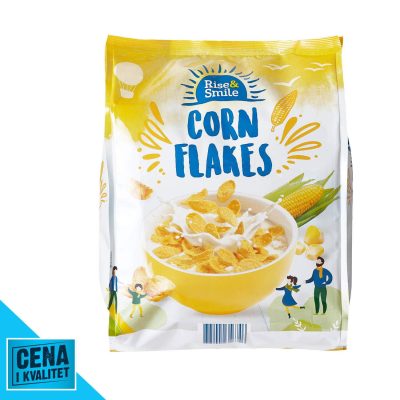 CORN FLAKES 500G RISE&SMILE