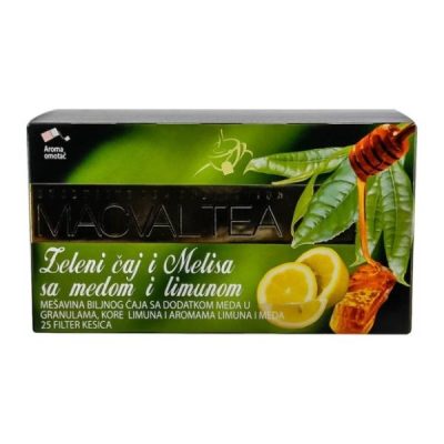 ČAJ ZELENI MELISA SA MEDOM EXCLUSIVE MACVAL 50G