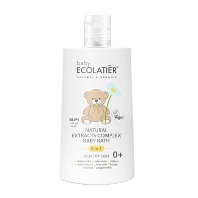 KUPKA BABY KOMPLEKS PRIRODNIH EKSTRAKATA 8-U-1 ZDRAVA KOŽA 0+ 250 ML ECOLATIER