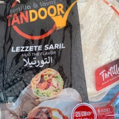 TORTILJA 25CM 6PCS 390G TANDOOR
