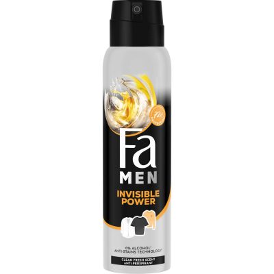 FA MEN DEO SPRAY XTREME INVISIBLE 150ML