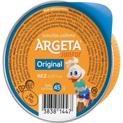 PAŠTETA KOKOŠIJA JUNIOR ARGETA 45G