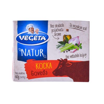 KOCKA GOVEĐA NATUR 60G VEGETA