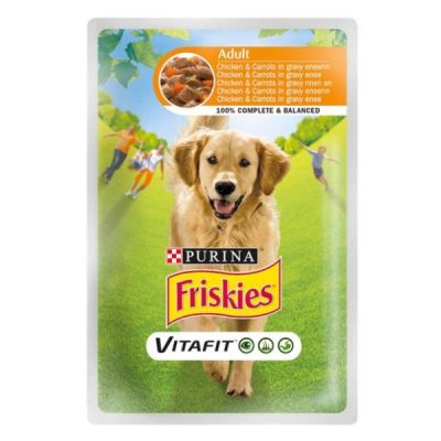 FRISKIES ADULT DOG KOMADICI U SOSU PILETINA 100G