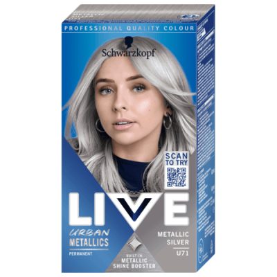 LIVE METALLIC SILVER U71 boja za kosu