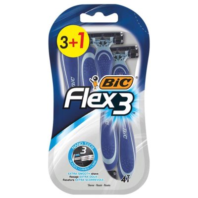 BRIJAČ MUŠKI FLEX3 CLASSIC BLISTER BIC 3+1