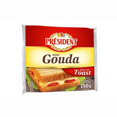 SIR TOPLJENI GAUDA LISTIĆI PRESIDENT 150G