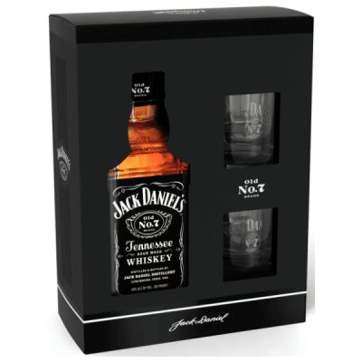 Jack Daniels 700 ml + 2 glass