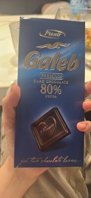 ČOKOLADA PIONIR GALEB PREMIUM CRNA 80% KAKAO 100G