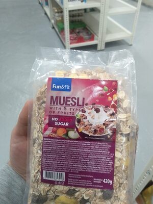 Musli 5 vrsta voca 0420 Fun&Fit