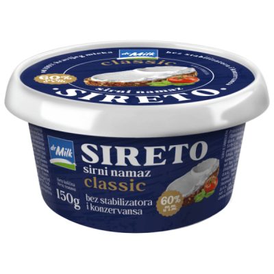 SIR NAMAZNI SIRETO DR MILK 150G