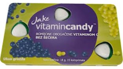 Bombone JAKE grozdje 18g Packom 12