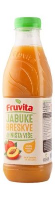 Voćni Sok Fruvita Jabuke Breskve&Ništa Više 0,33 l