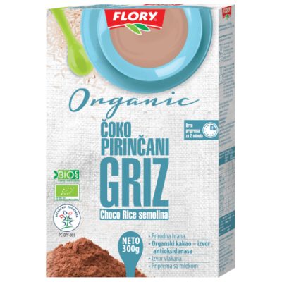 GRIZ ORGANSKI PIRINČANI ČOKO FLORY 300G