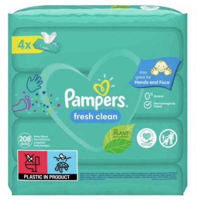 VLAŽNE MARAMICE BABY FRESH PAMPERS 4X52