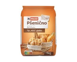 Psenicno brasno T400 glatko Maxi 1kg