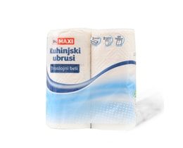 Kuhinjski ubrus beli Maxi 3sl 2/1
