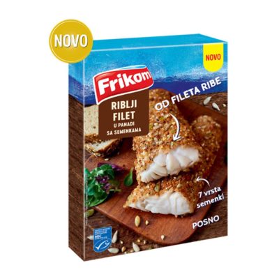 SMRZNUTA PANIRANA RIBA SA SEMENKAMA FRIKOM 250G