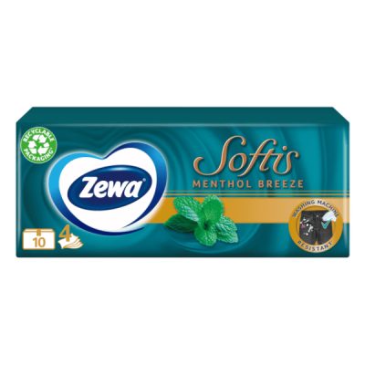 ZEWA SOFTIS MENTOL MARAMICE PAPIRNE 10/1