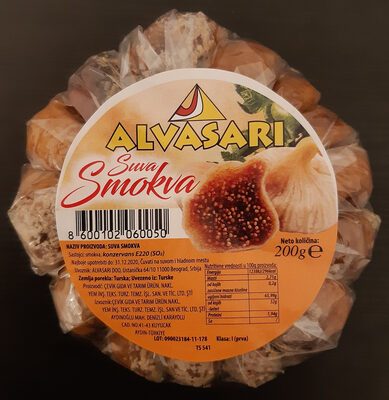 SUVE SMOKVE ALVASARI 200G