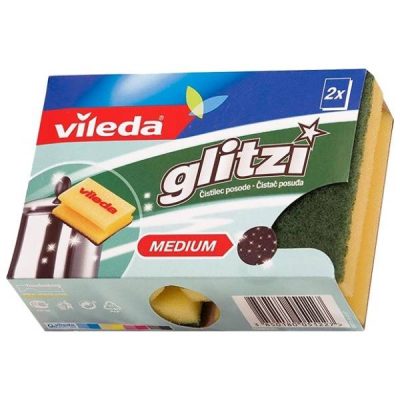 Sunđer abrazivni 1/1 GLITZI Medium Vileda 28