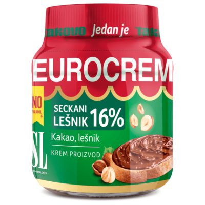 KREM SA SECKANIM LEŠNIKOM 16% EUROCREM 350G