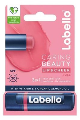 Labello CARING BEAUTY ROSE balzam 4,8g