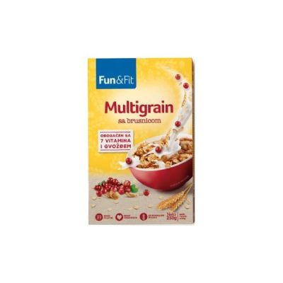 Musli Florida Fun&Fit Multigrain Brusnica 250 g