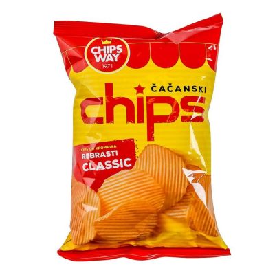 ČIPS REBRASTI CLASSIC CHIPS WAY 90G