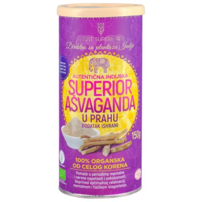 AŠVAGANDA ORGANSKA U PRAHU JUST SUPERIOR 150G