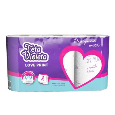 UBRUS 3SL LOVE VIOLETA 3/1