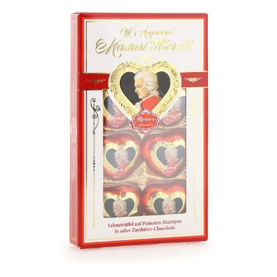 Bombonjera Mozzart Herzl 80 g Reber