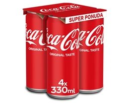 Coca Cola 4x0,33 l Can