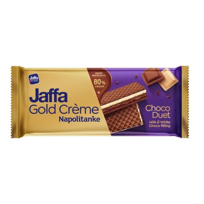 NAPOLITANKE GOLD CREME CHOCO DUET JAFFA 215G