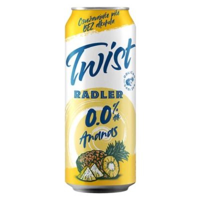 PIVO BEZALKOHOLNO LAV TWIST ANANAS 0.5L LIMENKA