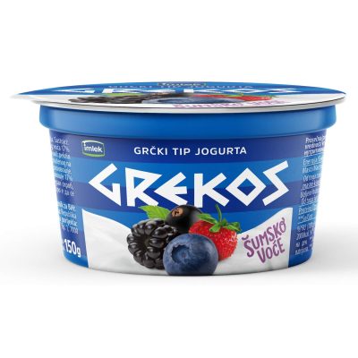 JOGURT GRČKI GREKOS ŠUMSKO VOĆE 150G