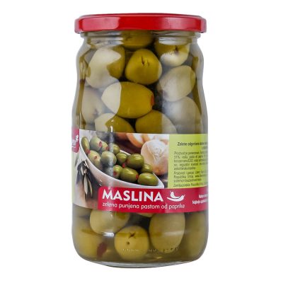 MASLINE ZELENE SA PAPRIKOM LIBERO 700G