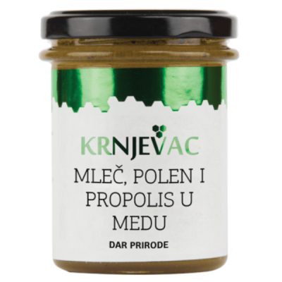 MATIČNI MLEČ PROPOLIS I POLEN U MEDU KRNJEVAC 250G