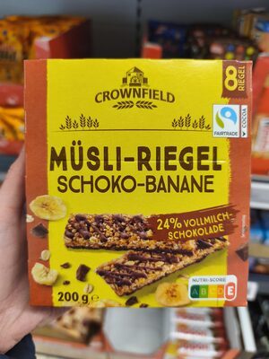 MUSLI BAR COKO BANANA CROWNFIELD 200G