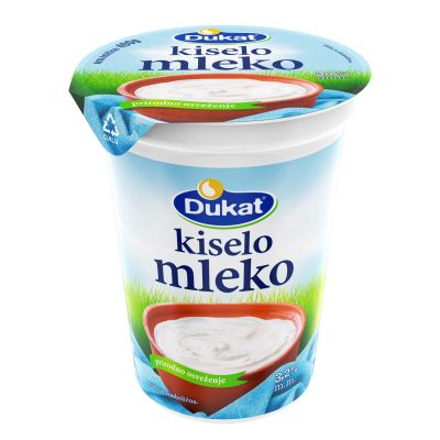 KISELO MLEKO DUKAT 3,2%MM 400G ČAŠA