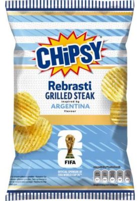 ČIPS REBRASTI GRILLED STEAK CHIPSY 95G