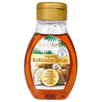 SIRUP ORGANSKI OD KOKOSA SANATERRA 250G