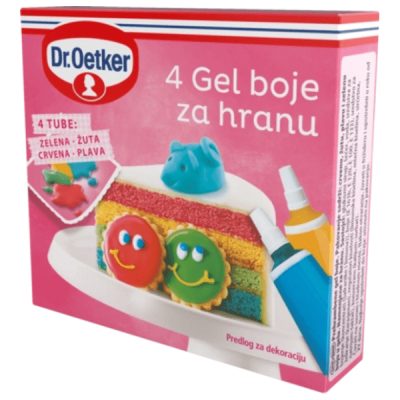 4 GEL BOJE – CRVENA,ŽUTA,PLAVA,ZELENA DR.OETKER