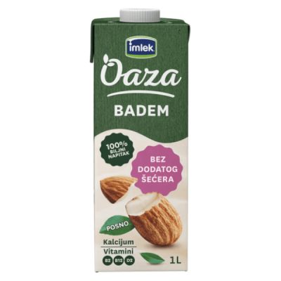 NAPITAK OD BADEMA BEZ ŠEĆERA OAZA 1L