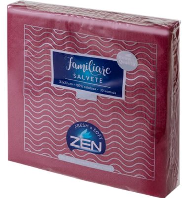 ZEN SALVETE BORDO 30/1 33X33 2SL