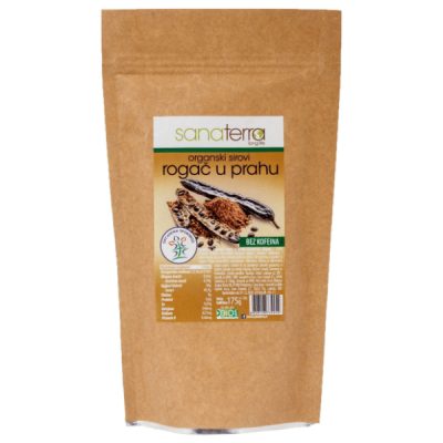 ROGAČ ORGANSKI SIROVI U PRAHU SANATERRA 175G