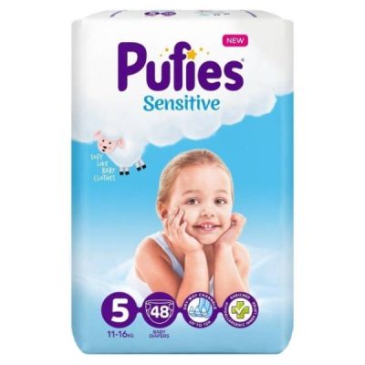 PELENE PUFIES SENSITIVE 5 JUNIOR 11-16KG 48/1
