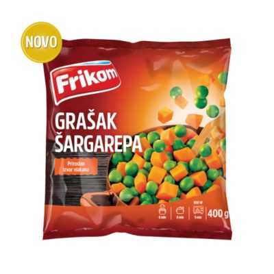 SMRZNUTO POVRĆE GRAŠAK ŠARGAREPA FRIKOM 400G