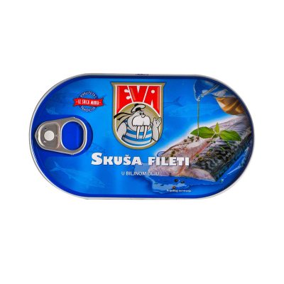 SKUŠA FILETI U BILJNOM ULJU EVA 170G